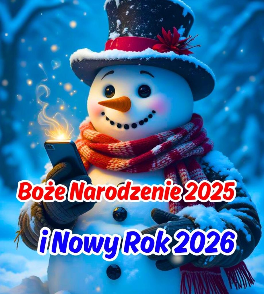 Bałwan wita w 2026 roku
